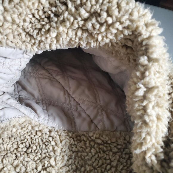 Abercrombie and Fitch Sherpa Lined Denim Trucker Jacket Sz XL mens - Picture 15 of 16